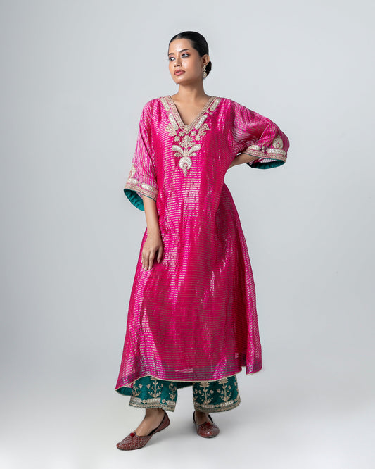 Mirha Embroidered Kaftan Set