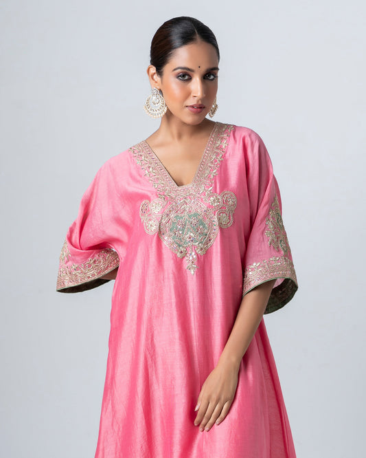 Minara Embroidered Kaftan Set