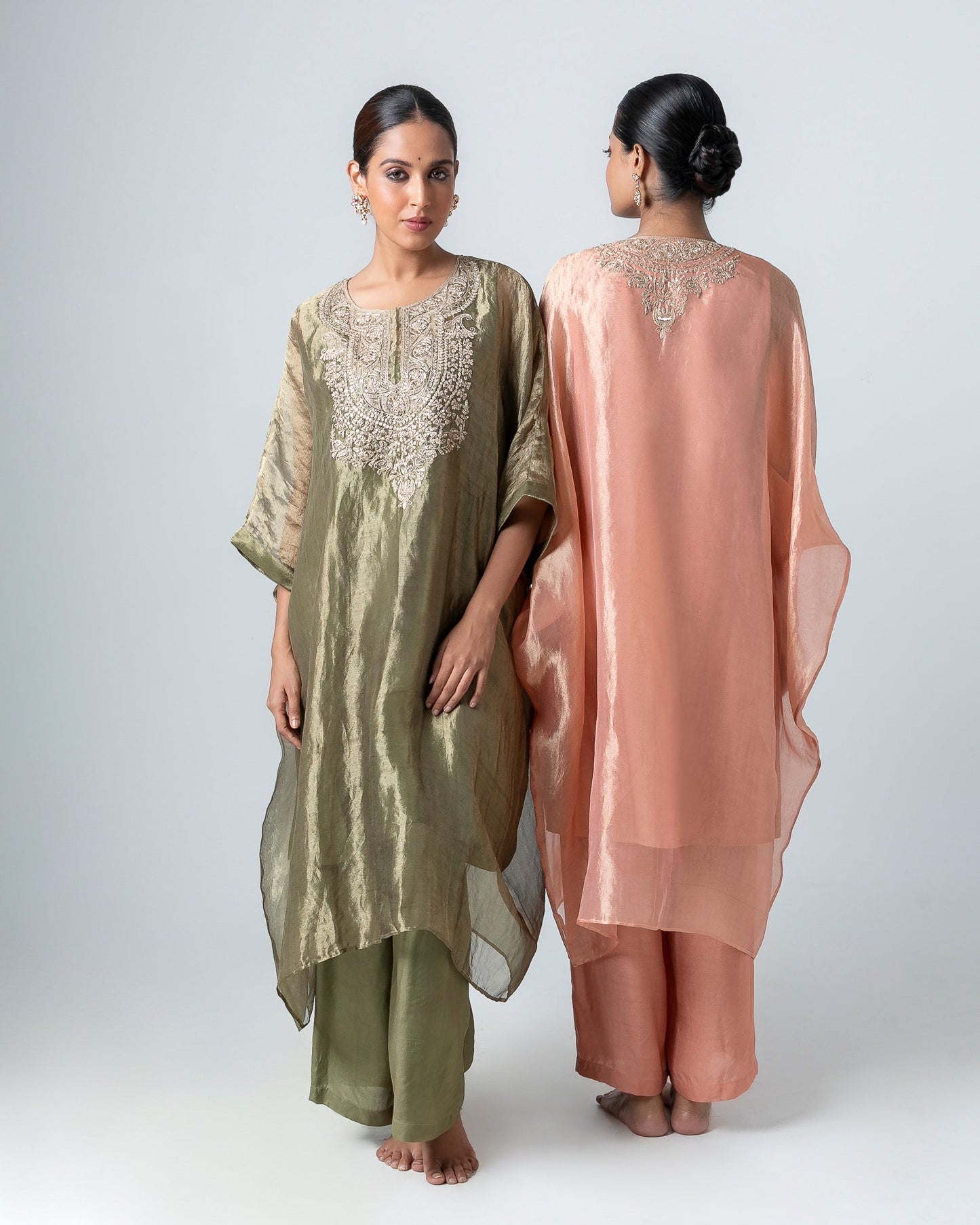 Hazel Embroidered Kaftan Set