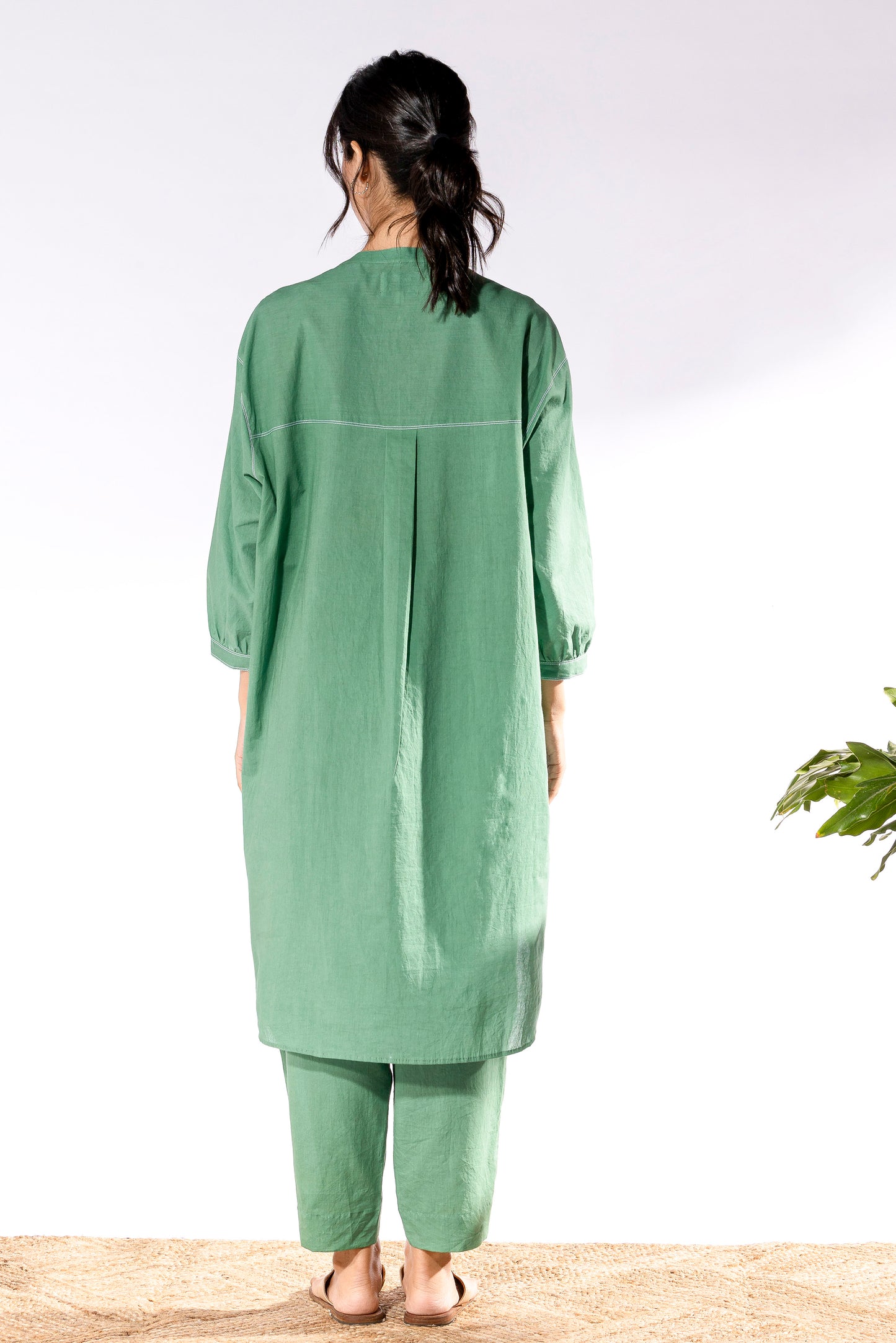 Khus chikankari Tunic