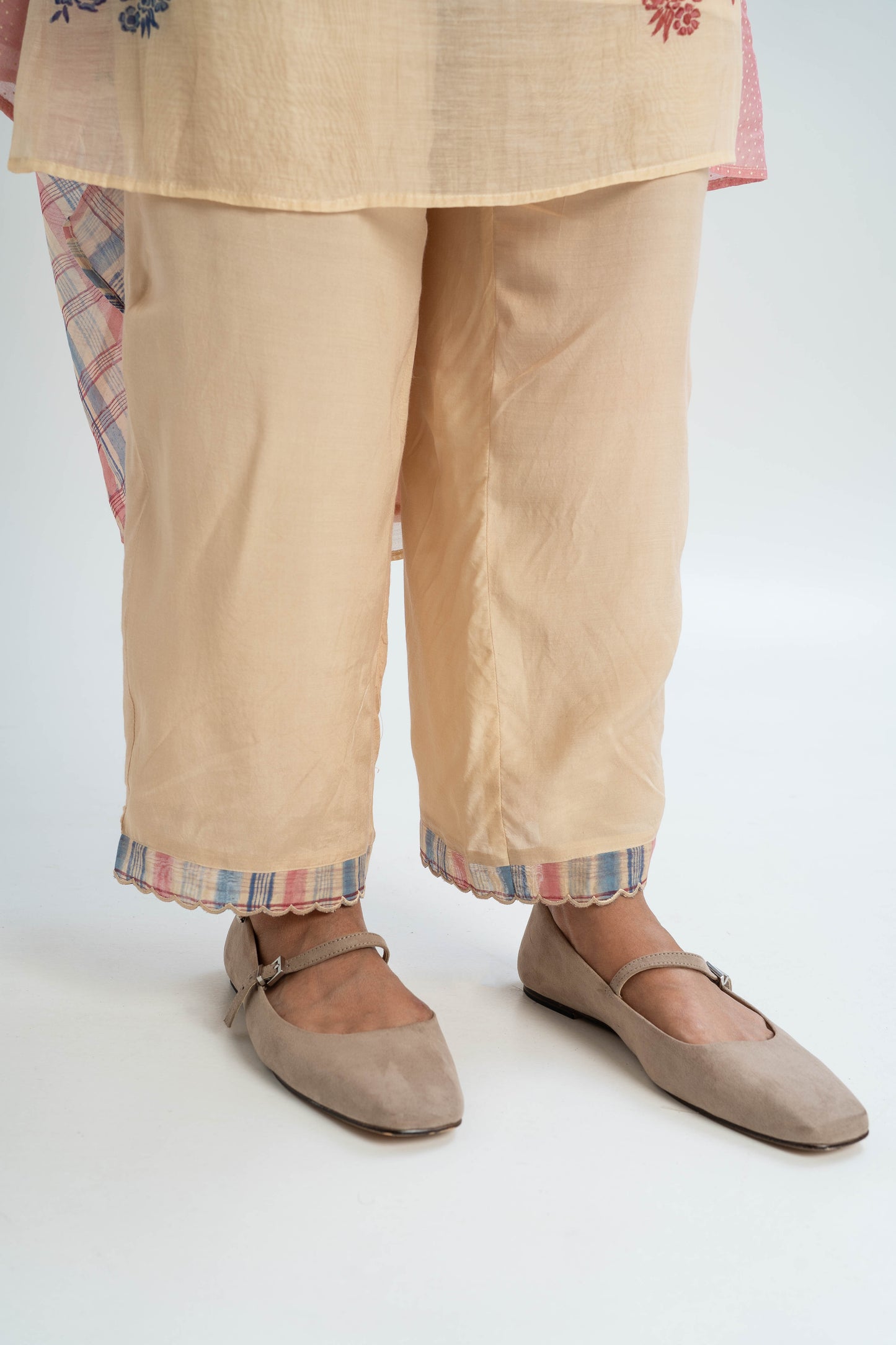 Carolina Block Printed Pants