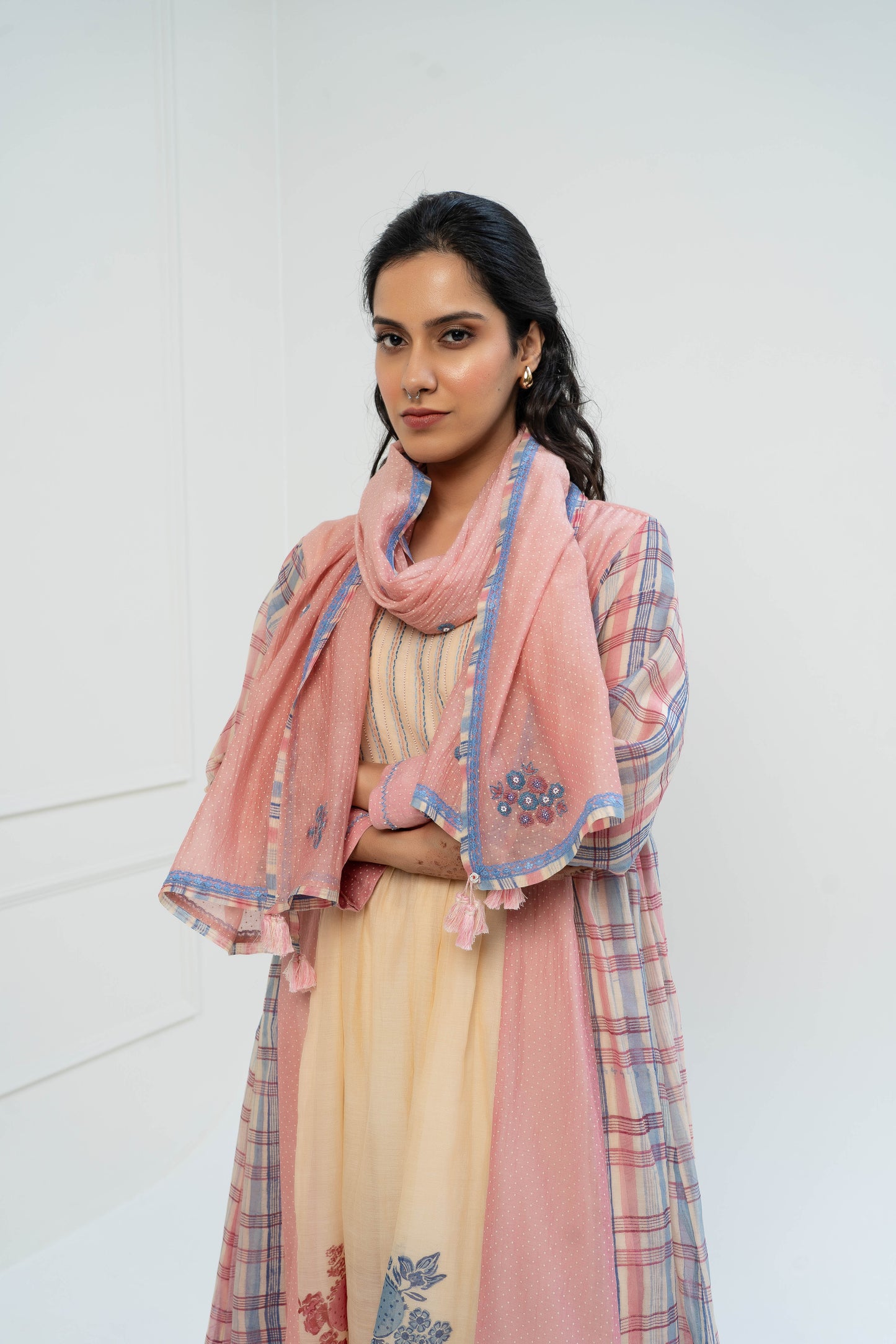 Carolina Block Printed Stole