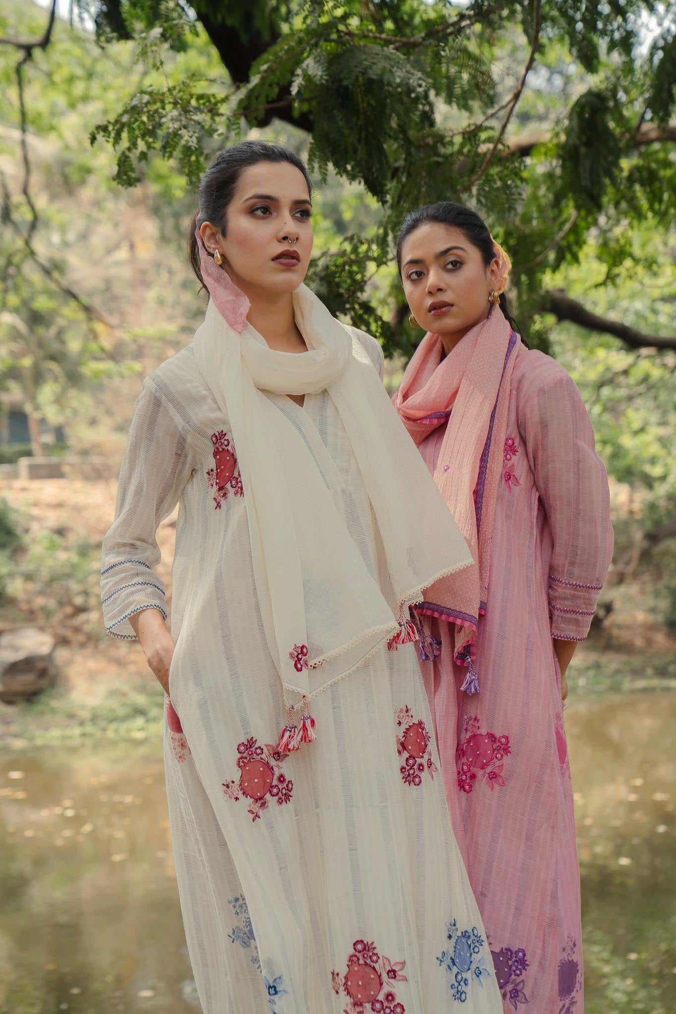 Jasmine Block Printed Kurta