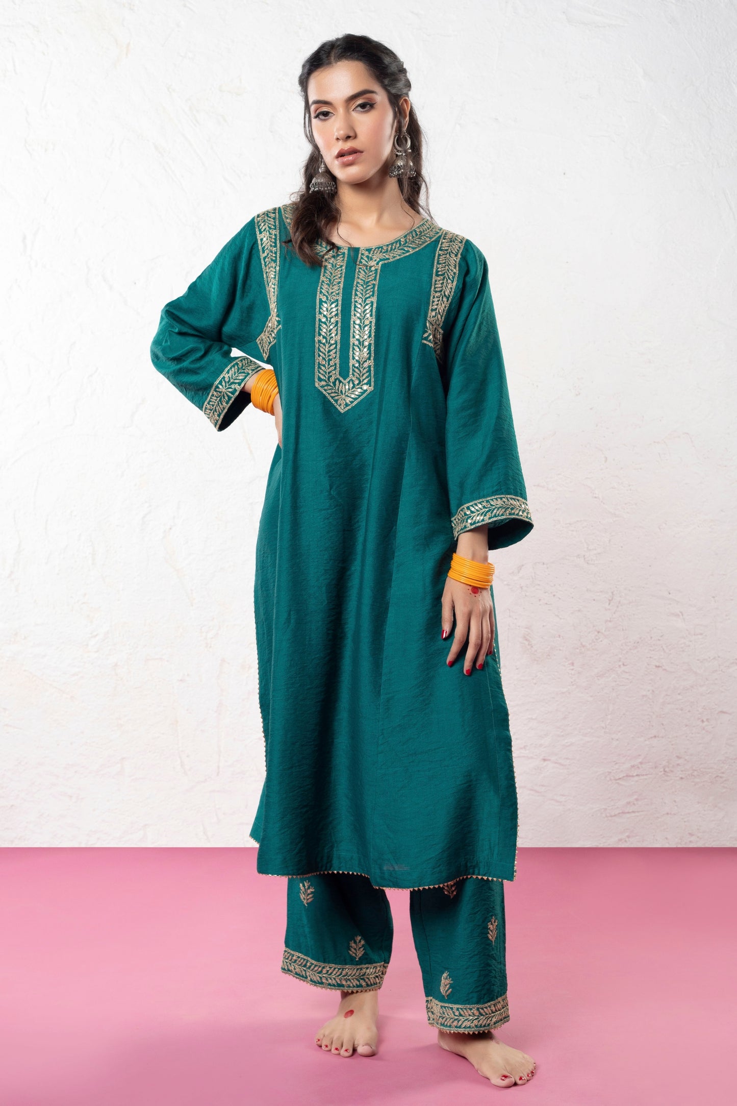 Konark Embroidered Pants