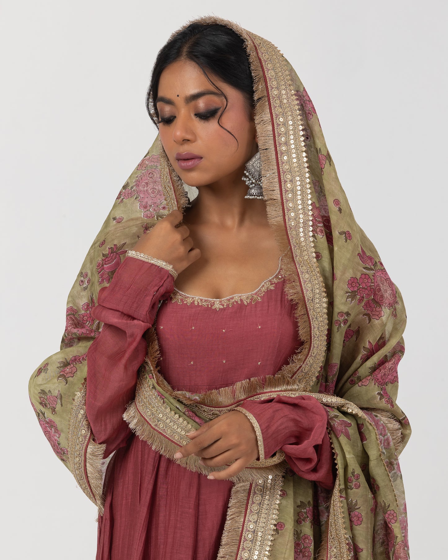 Khwabeeda Hand Block Printed Dupatta