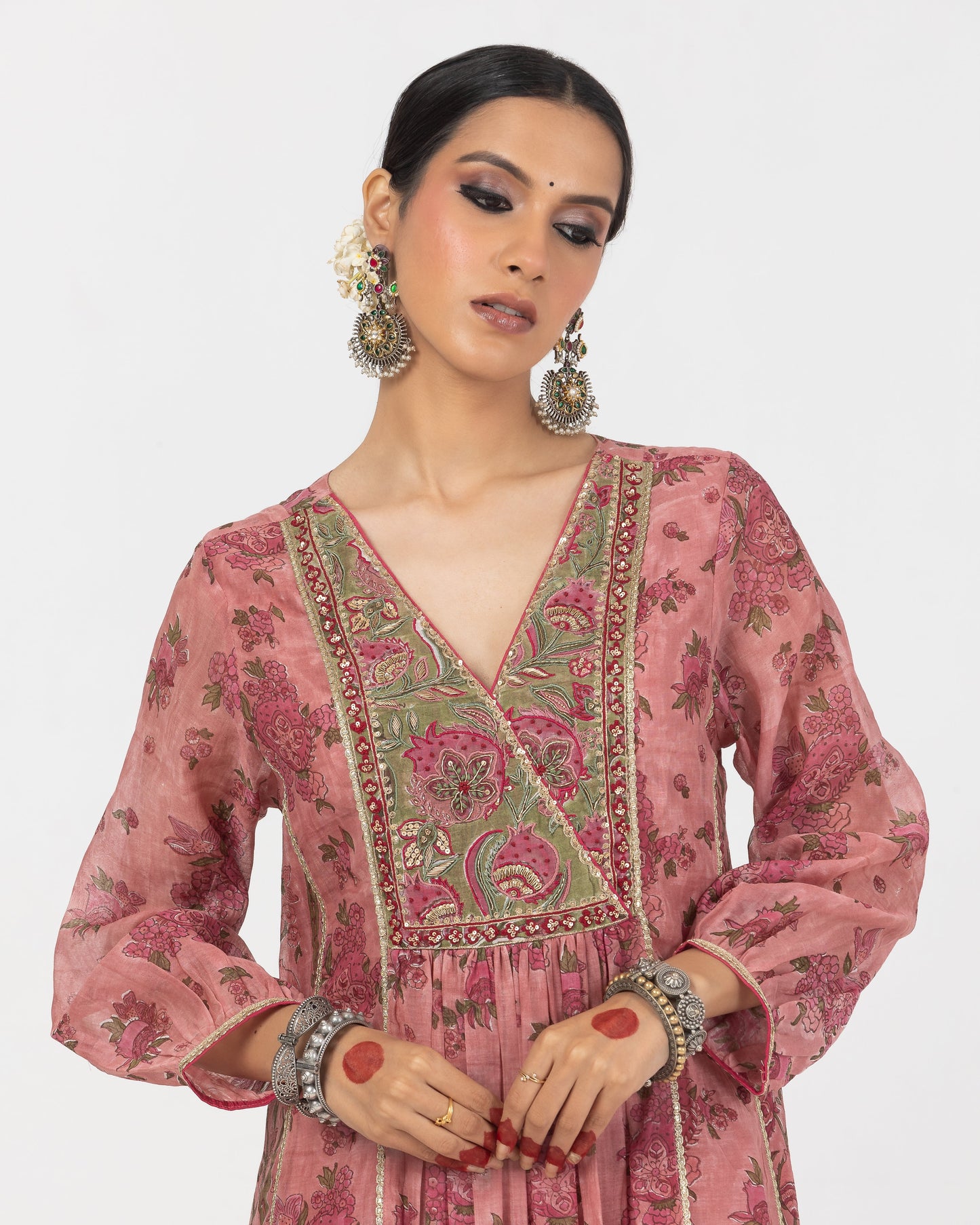 Mira Hand Block Printed Kurta