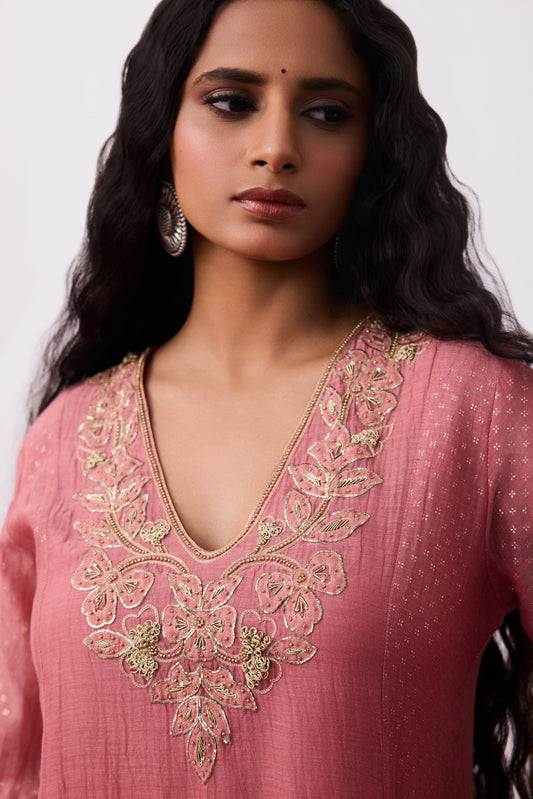 Prarambh Embroidered Kurta Set