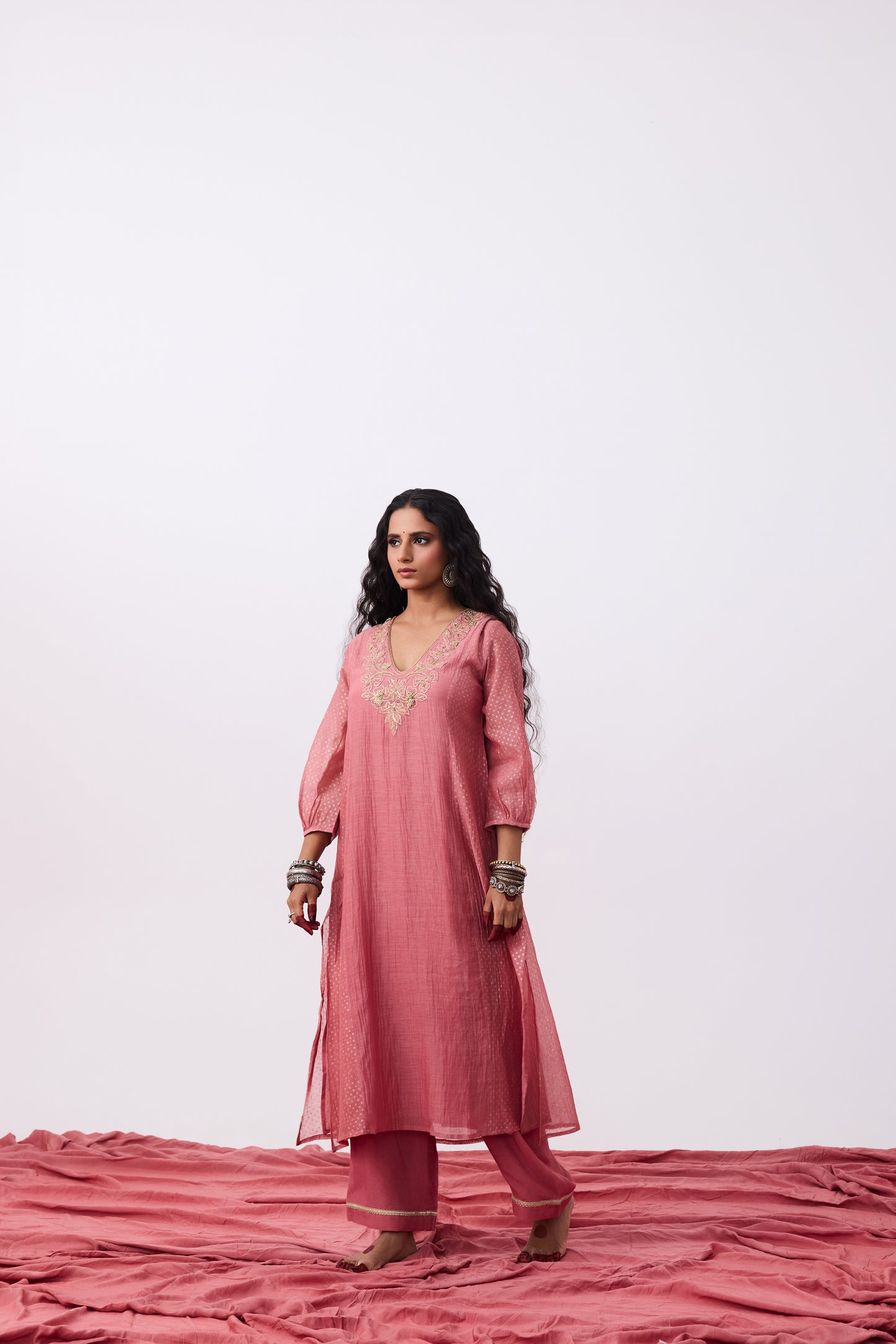 Prarambh Embroidered Kurta Set