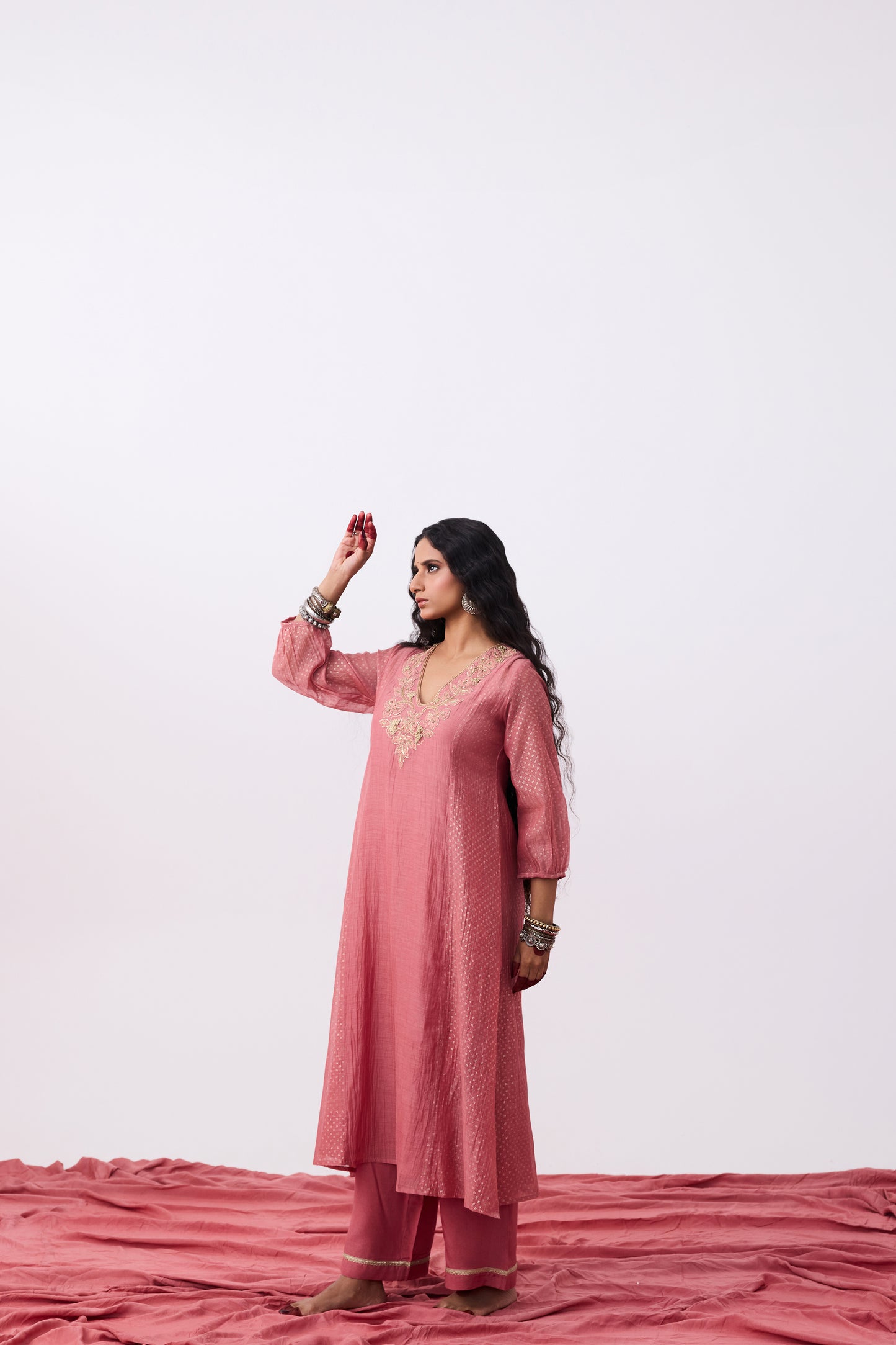 Prarambh Embroidered Kurta Set