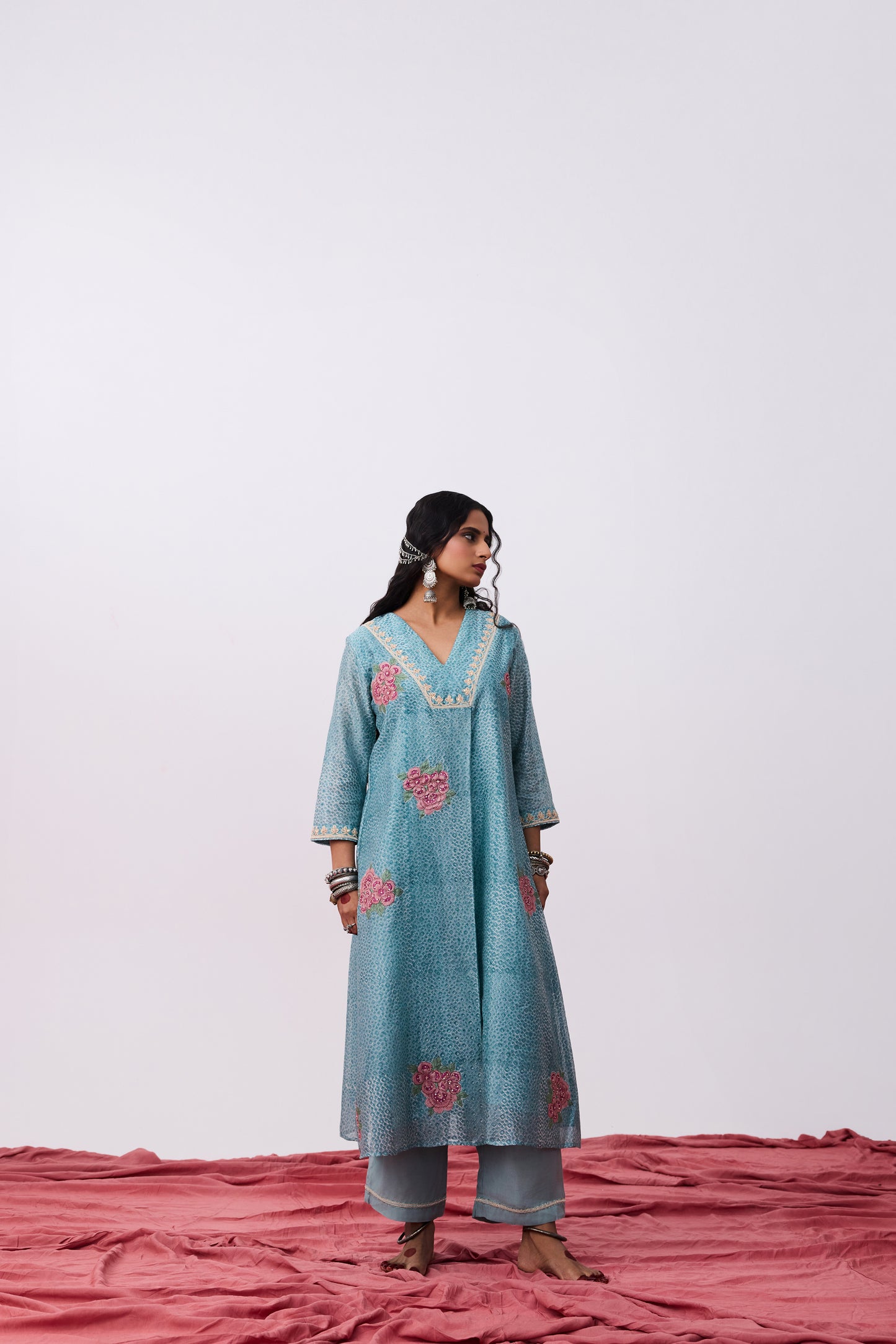 Aavirbhav Hand Block Printed Set
