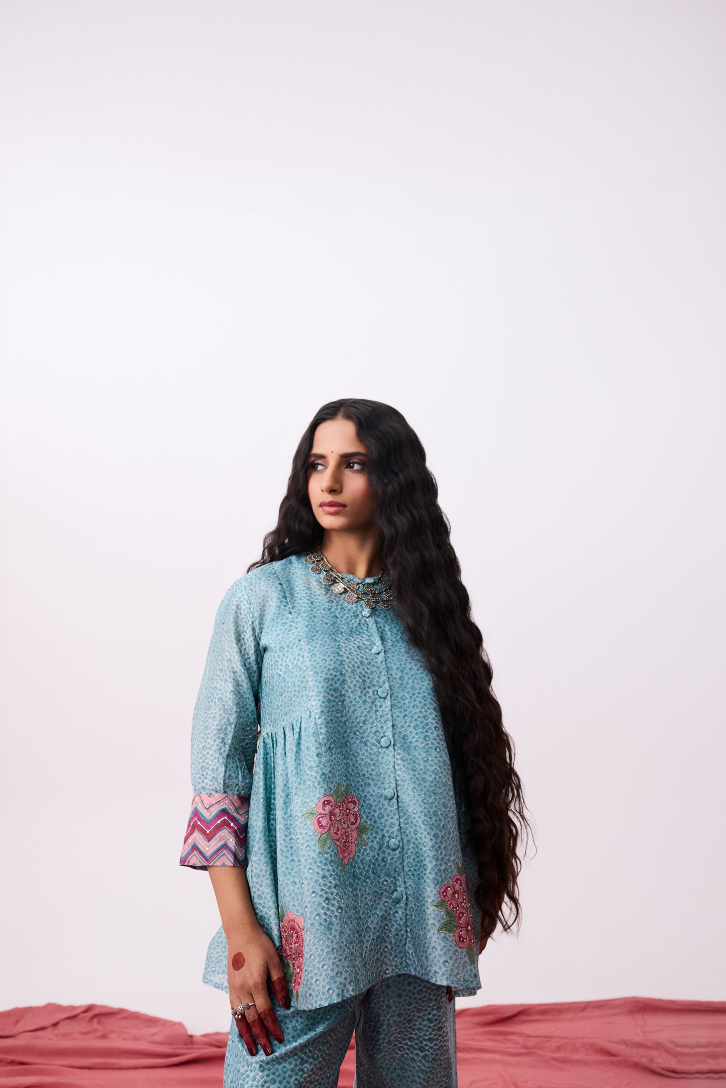 Abhinaya Hand Block Printed Co-ord Set