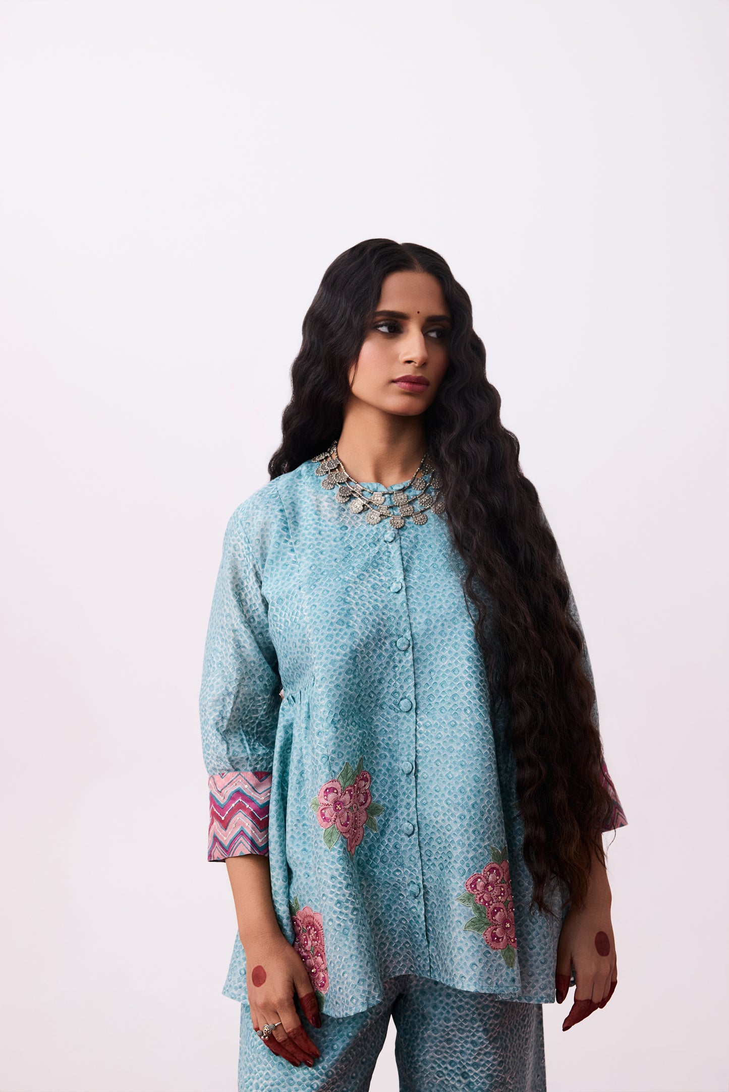 Abhinaya Hand Block Printed Co-ord Set