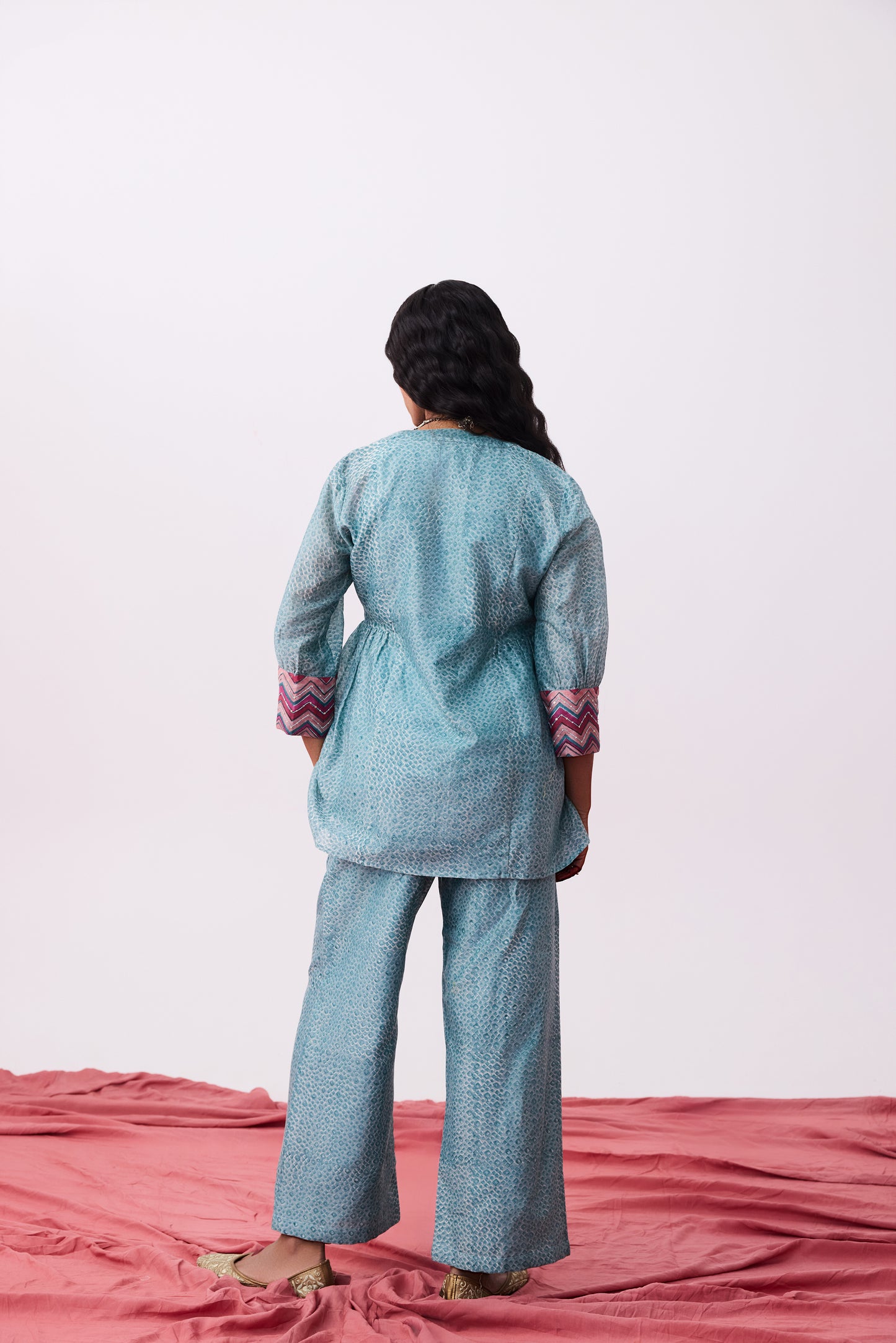 Abhinaya Hand Block Printed Co-ord Set