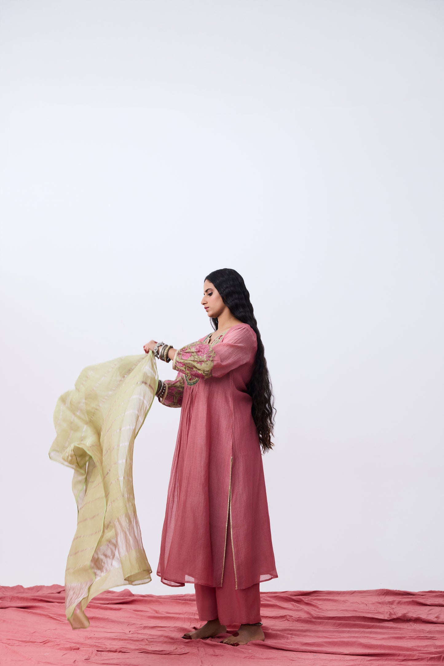 Nupura Embroidered Kurta Set