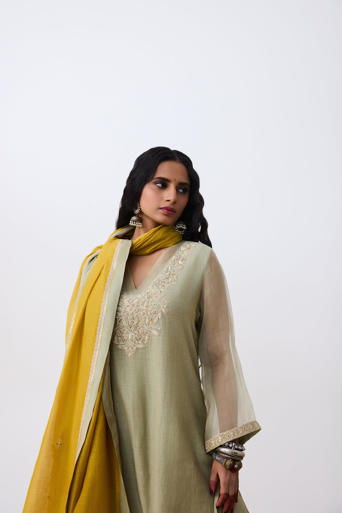 Mudra Embroidered Kurta Set