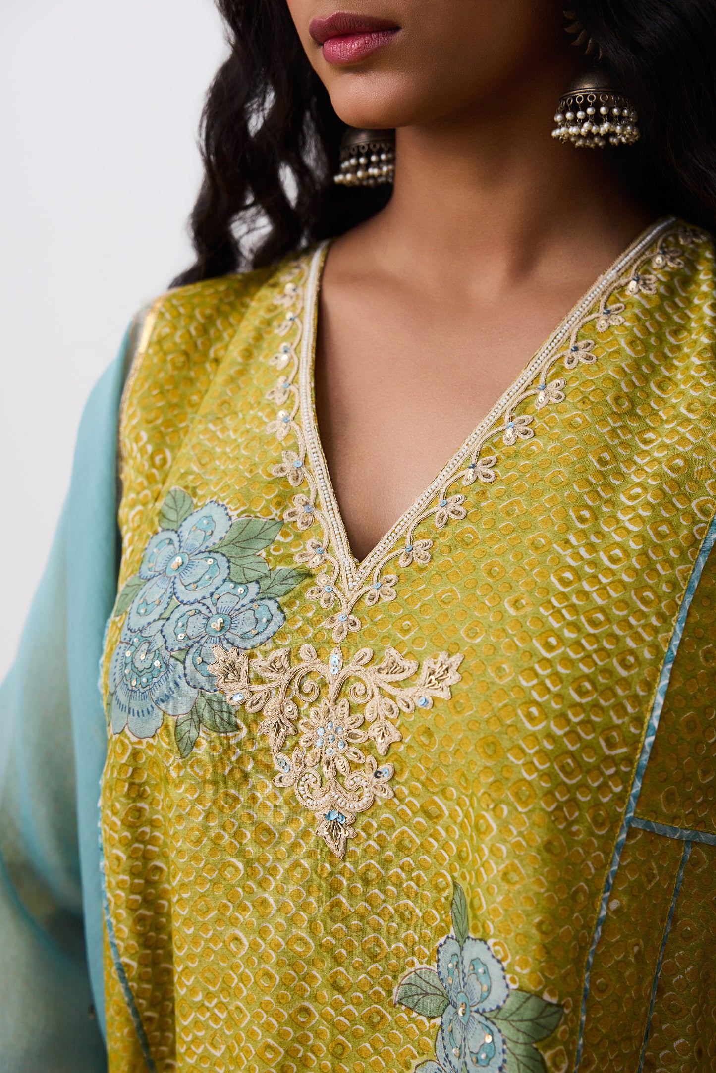Nayaab Hand Block Printed Kurta Set