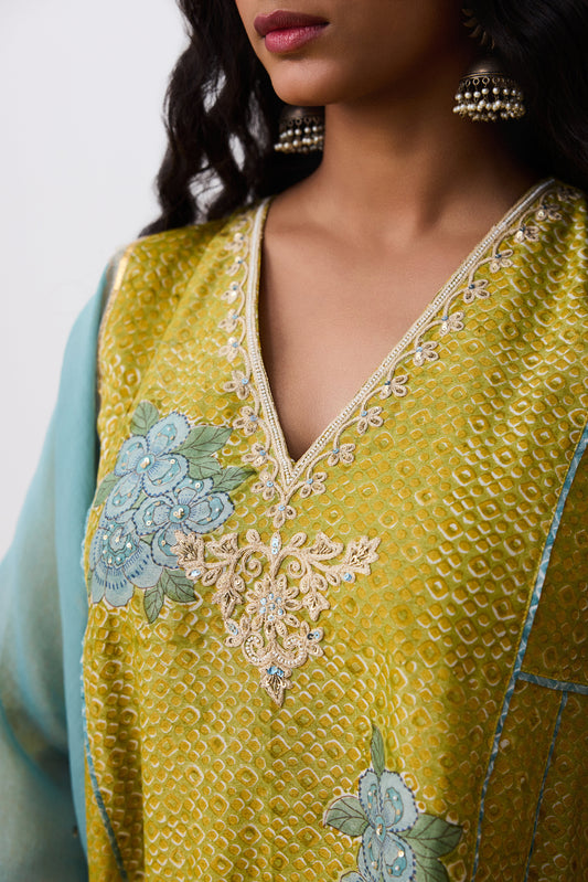 Nayaab Hand Block Printed Kurta Set