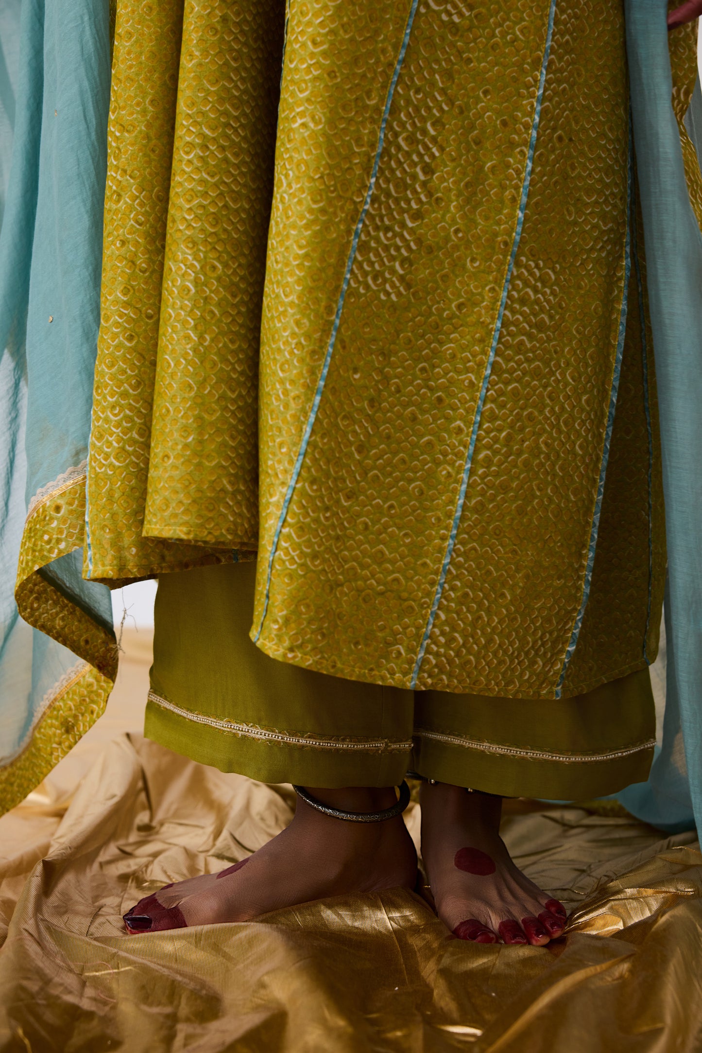 Nayaab Hand Block Printed Kurta Set