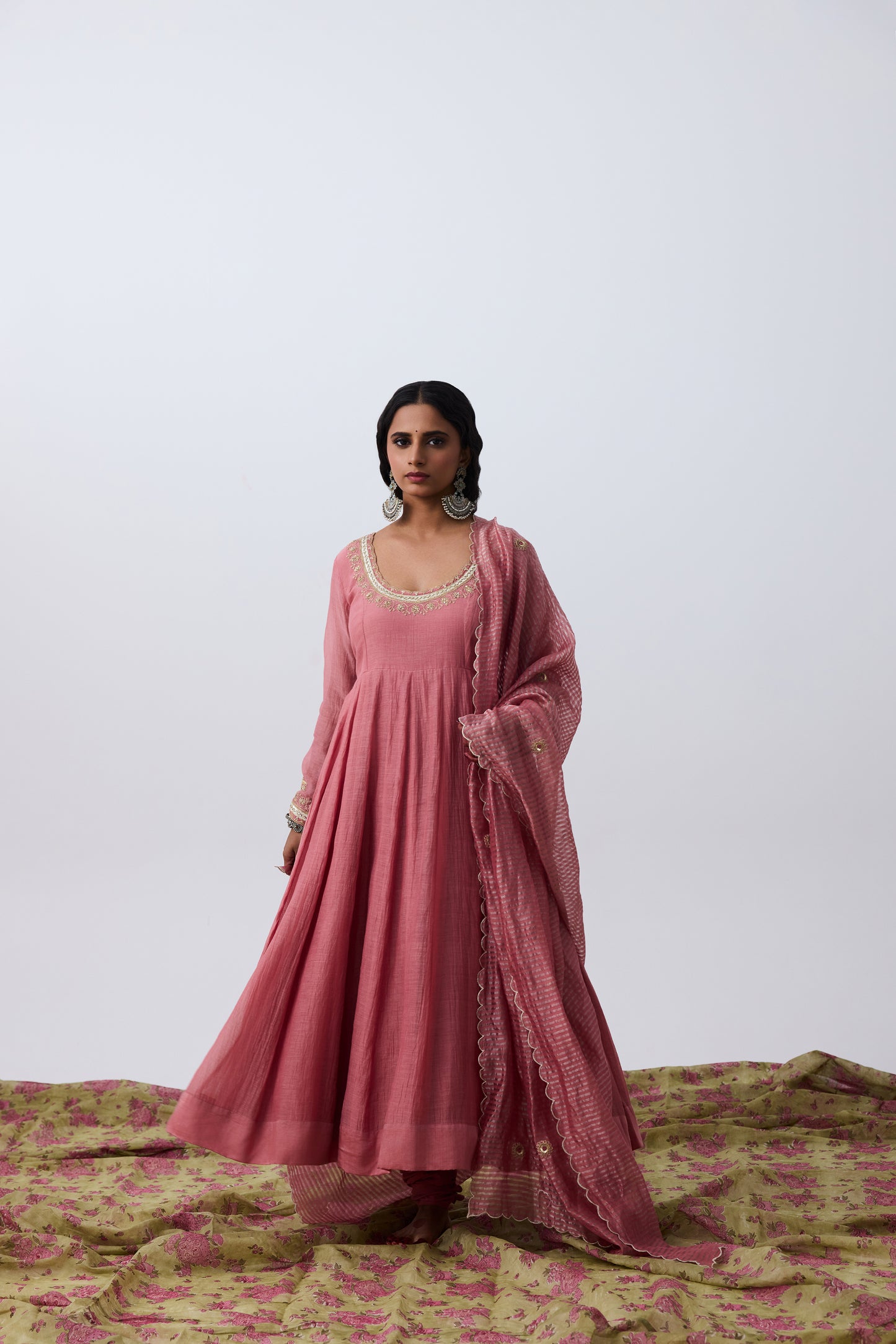 Swaragini Embroidered Anarkali Set