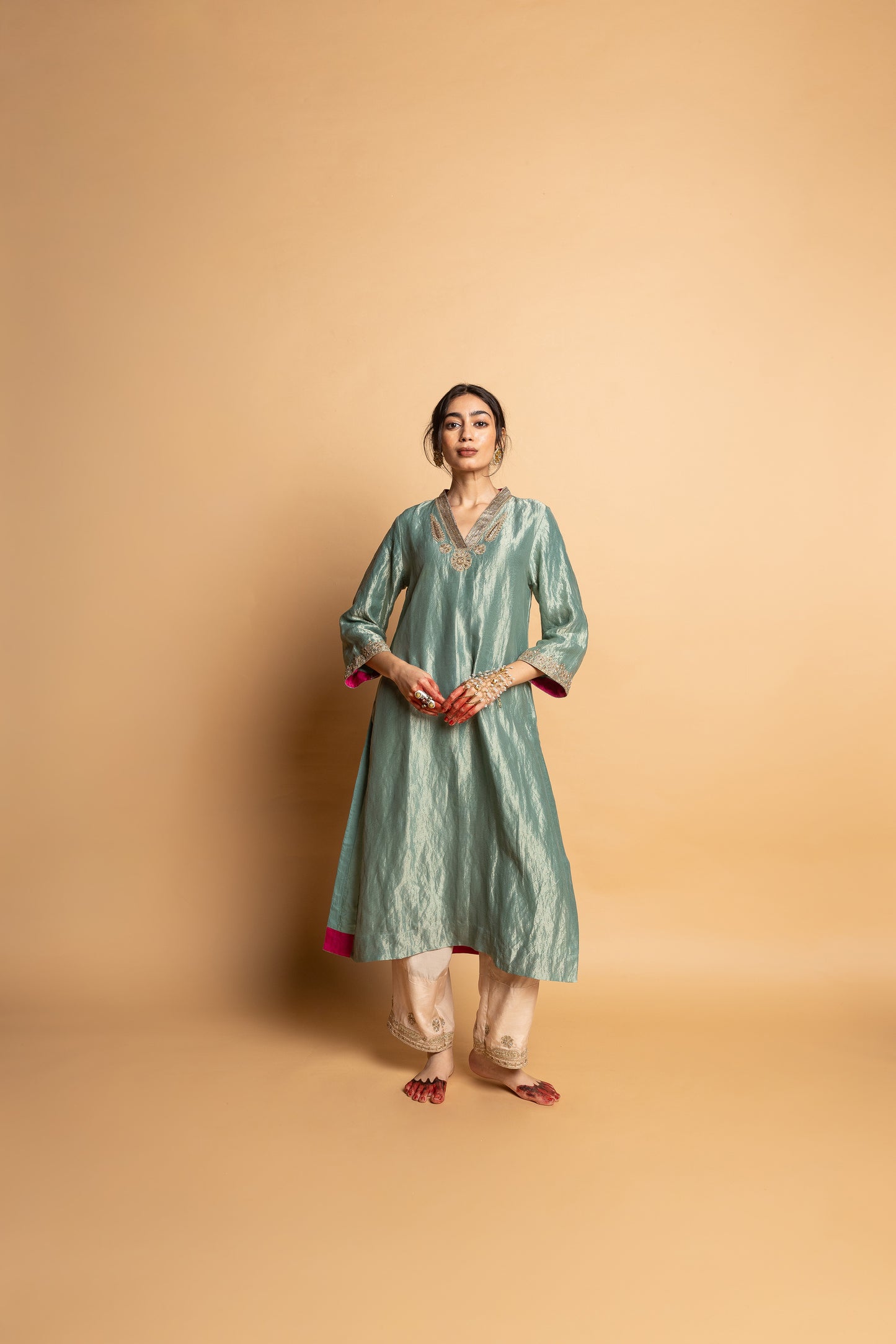 Zeb-e-Taj embroidered pants