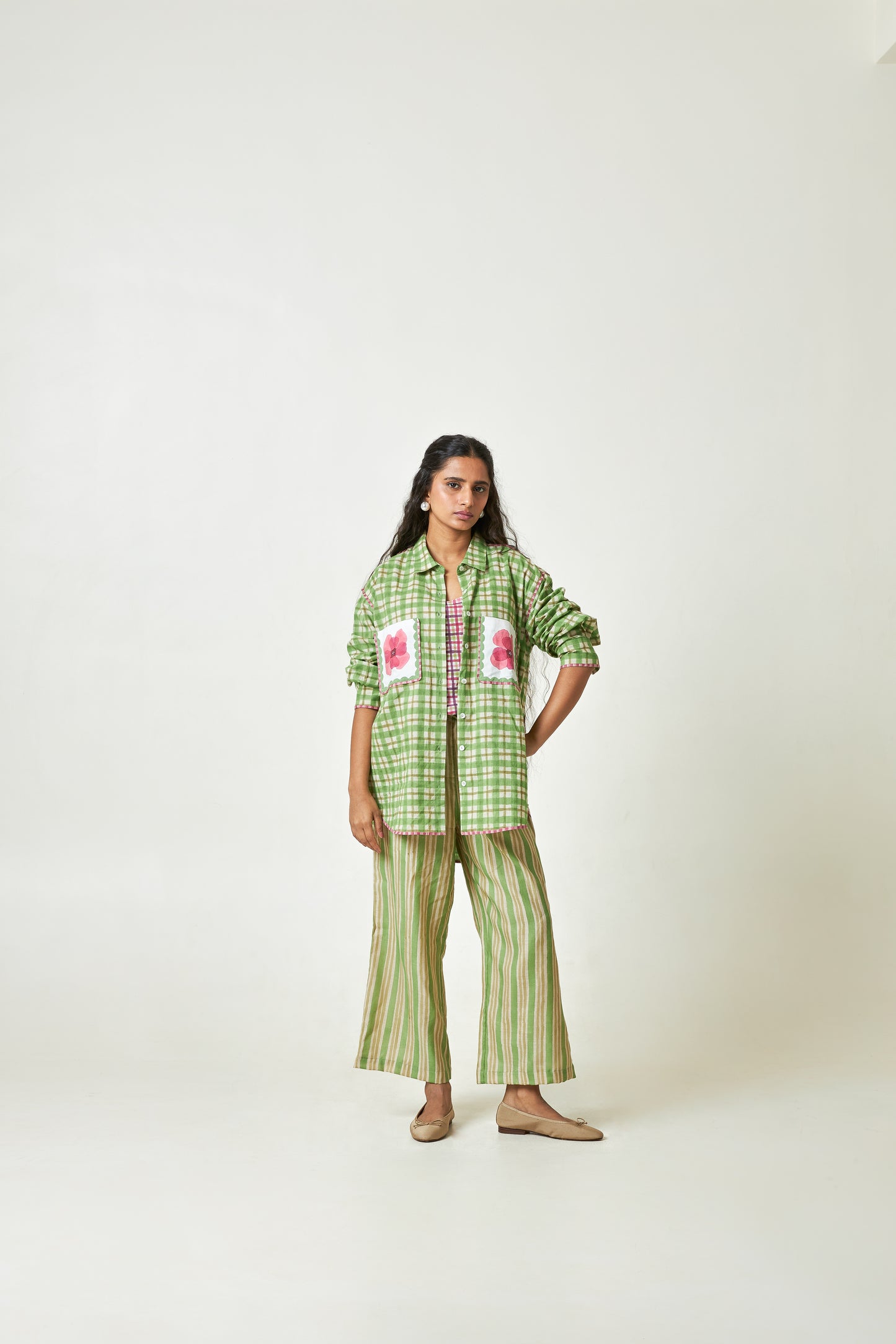 Coconut Grove Block Printed Shirt