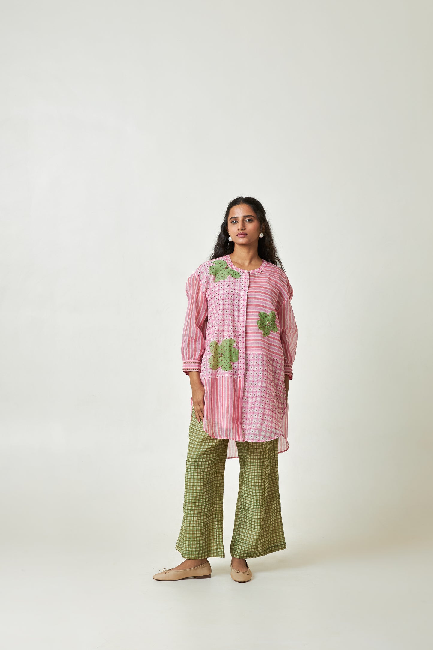 Camellia Block Printed Tunic
