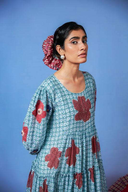 Seabreeze Block Printed Dress