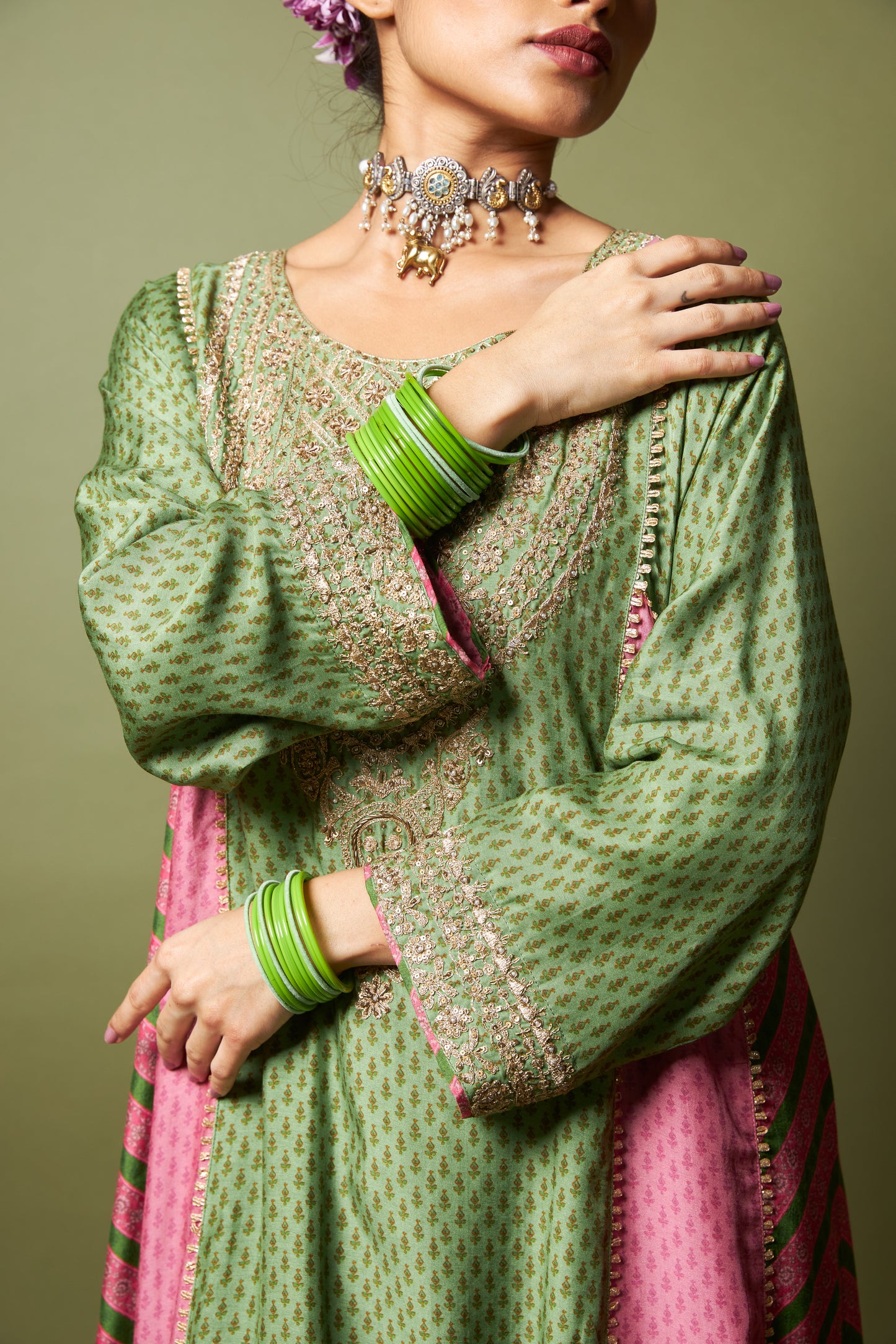 Zewara embroidered kurta