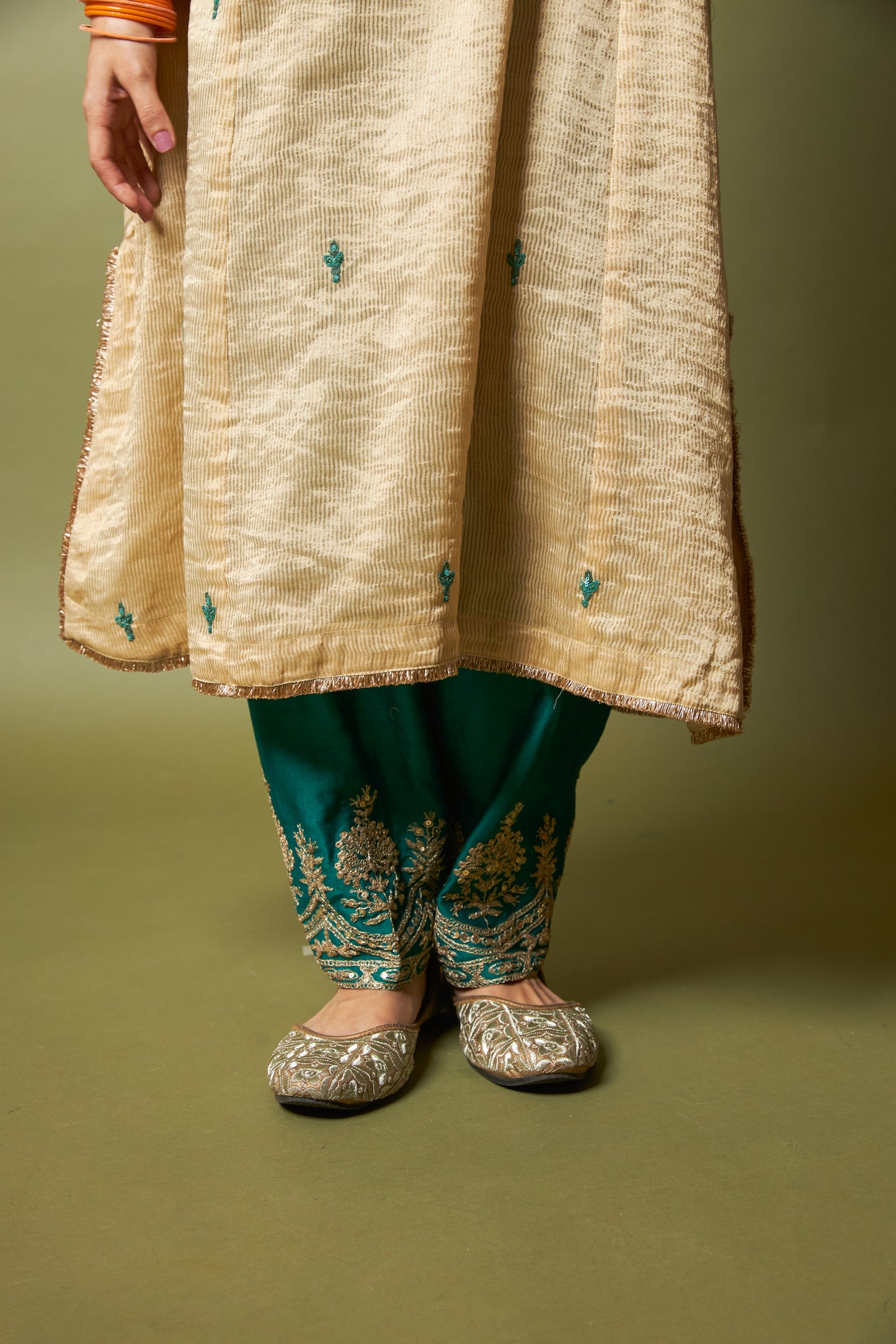 Chand Moti embroidered salwar