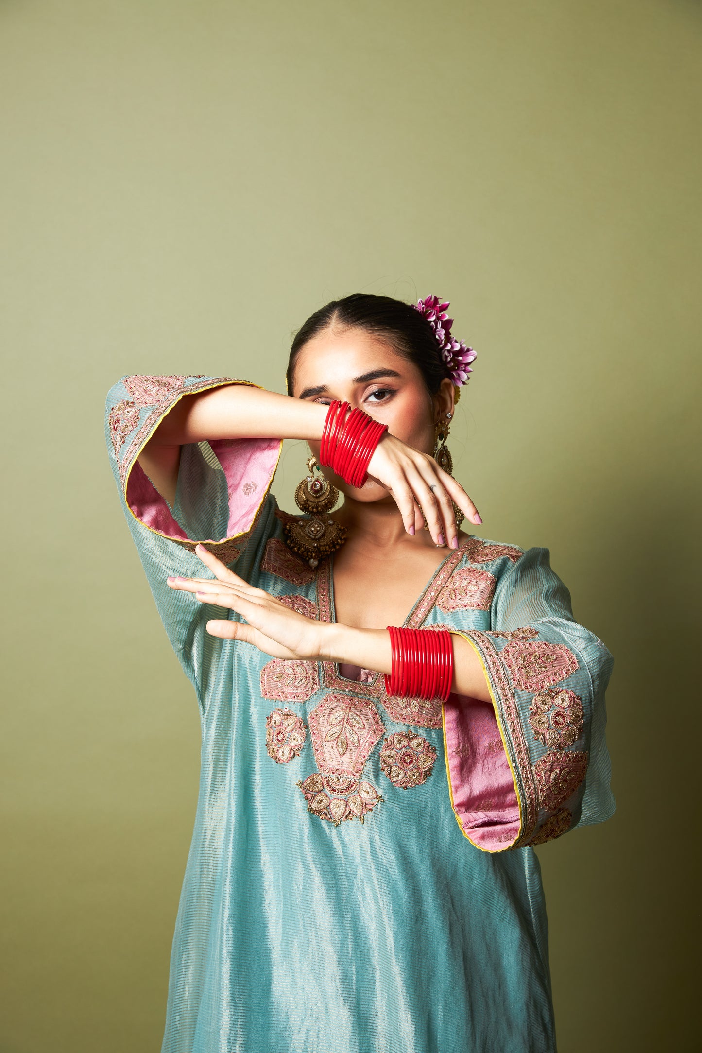 Neelam Riwaaz embroidered kaftan