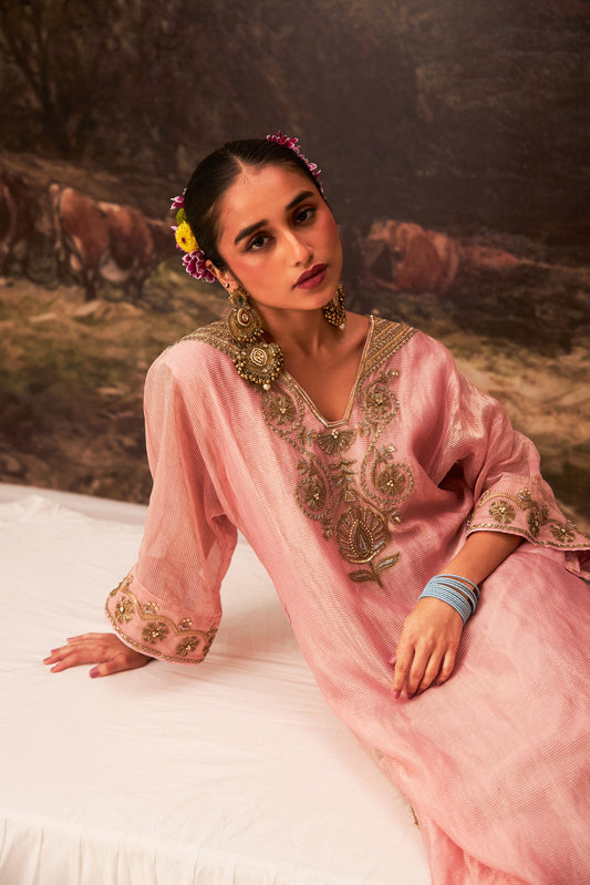 Rosika embroidered kaftan set