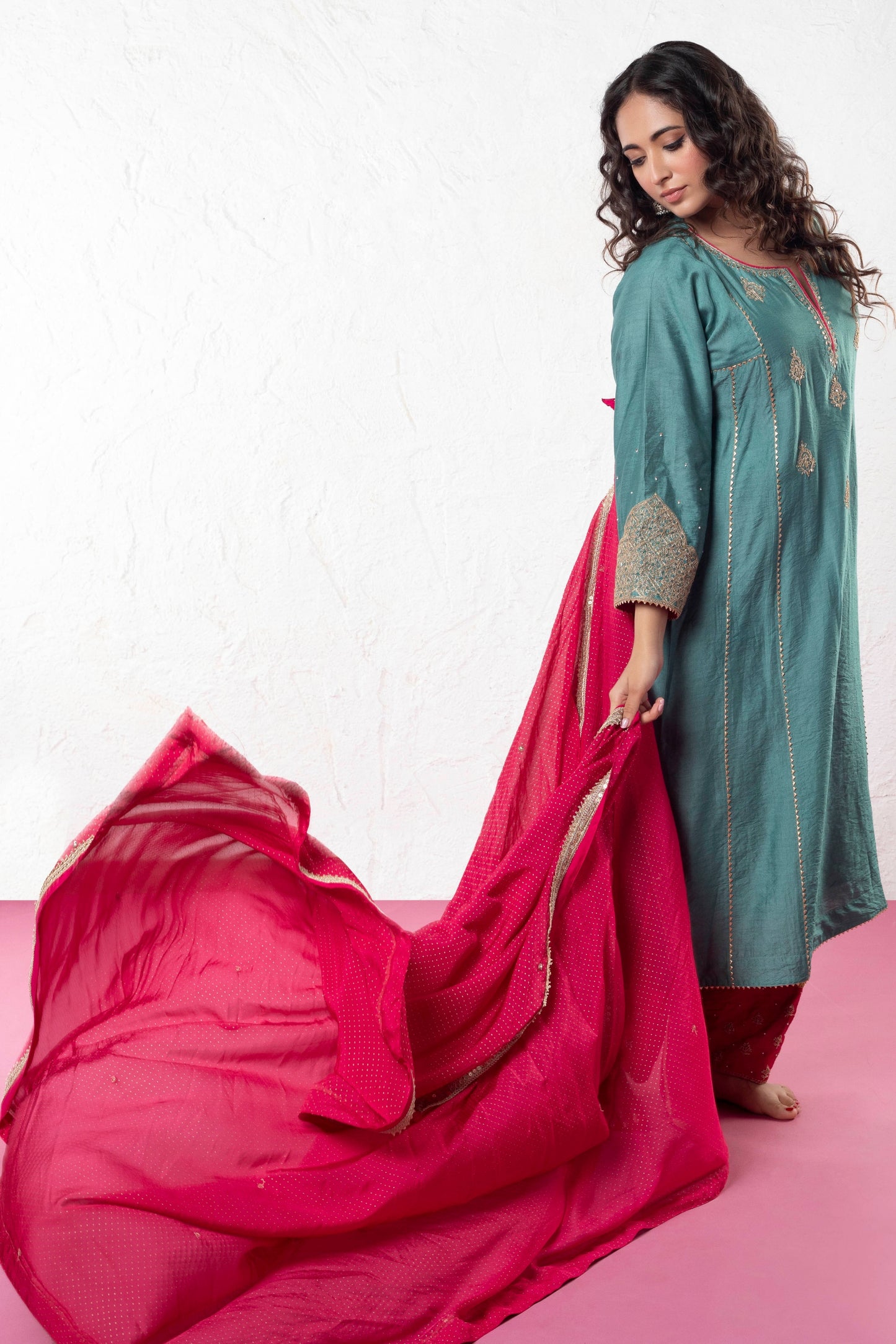 Victoria Embroidered dupatta