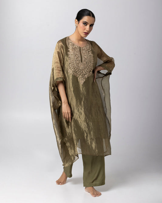 Hazel Embroidered Kaftan Set
