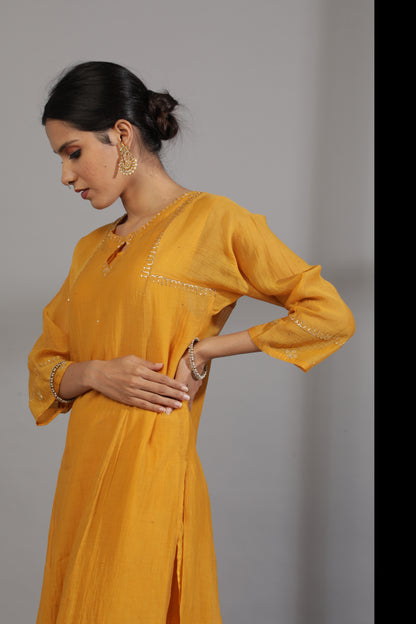Coldplay embroidered kurta