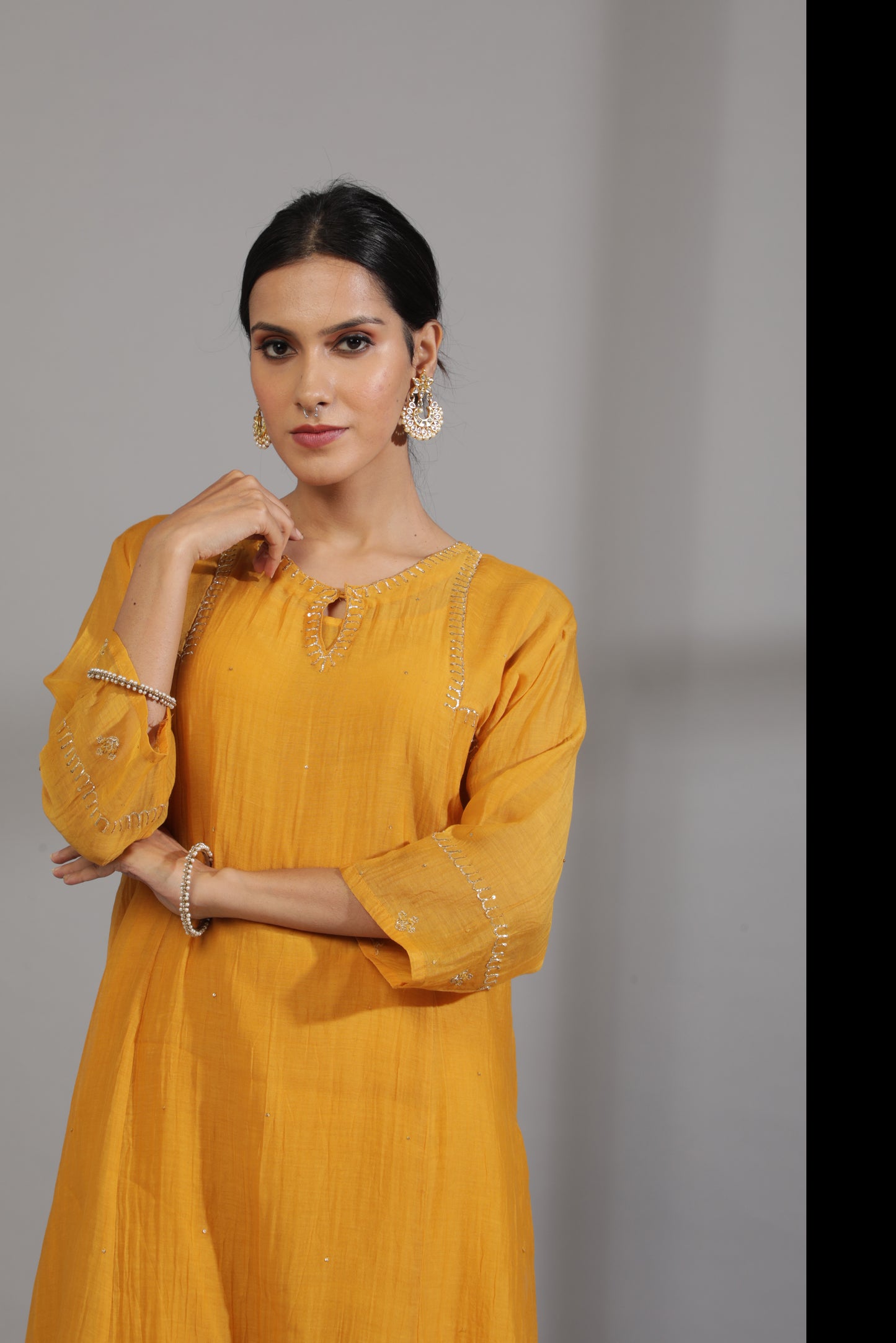 Coldplay embroidered kurta