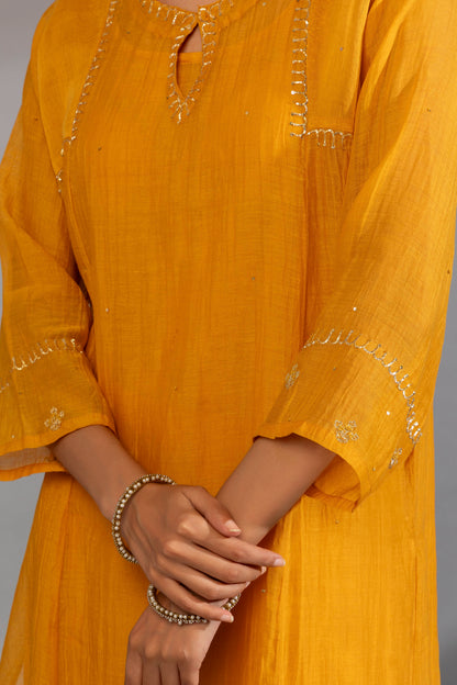 Coldplay embroidered kurta