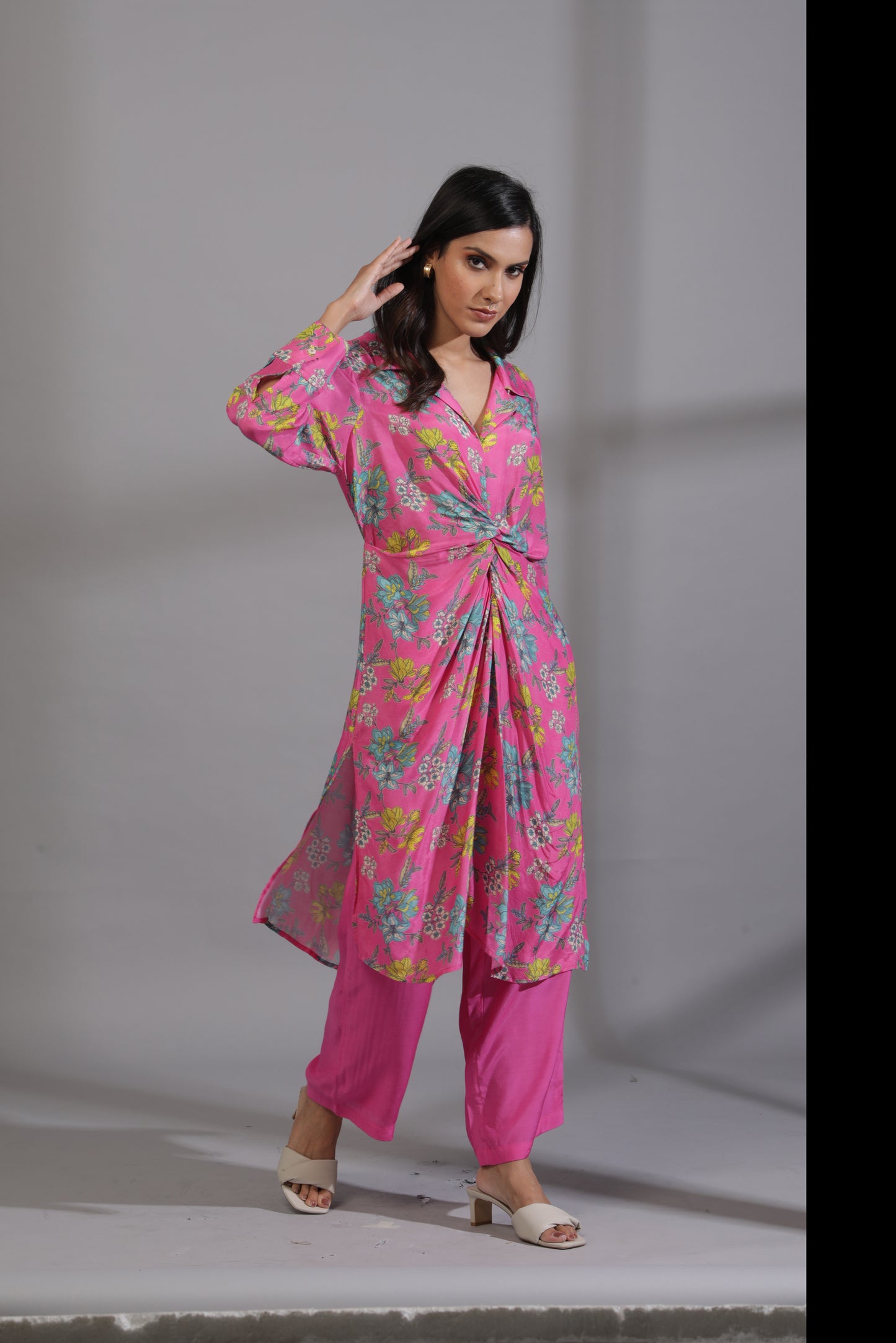 Pink floyd embroidered co-ord set