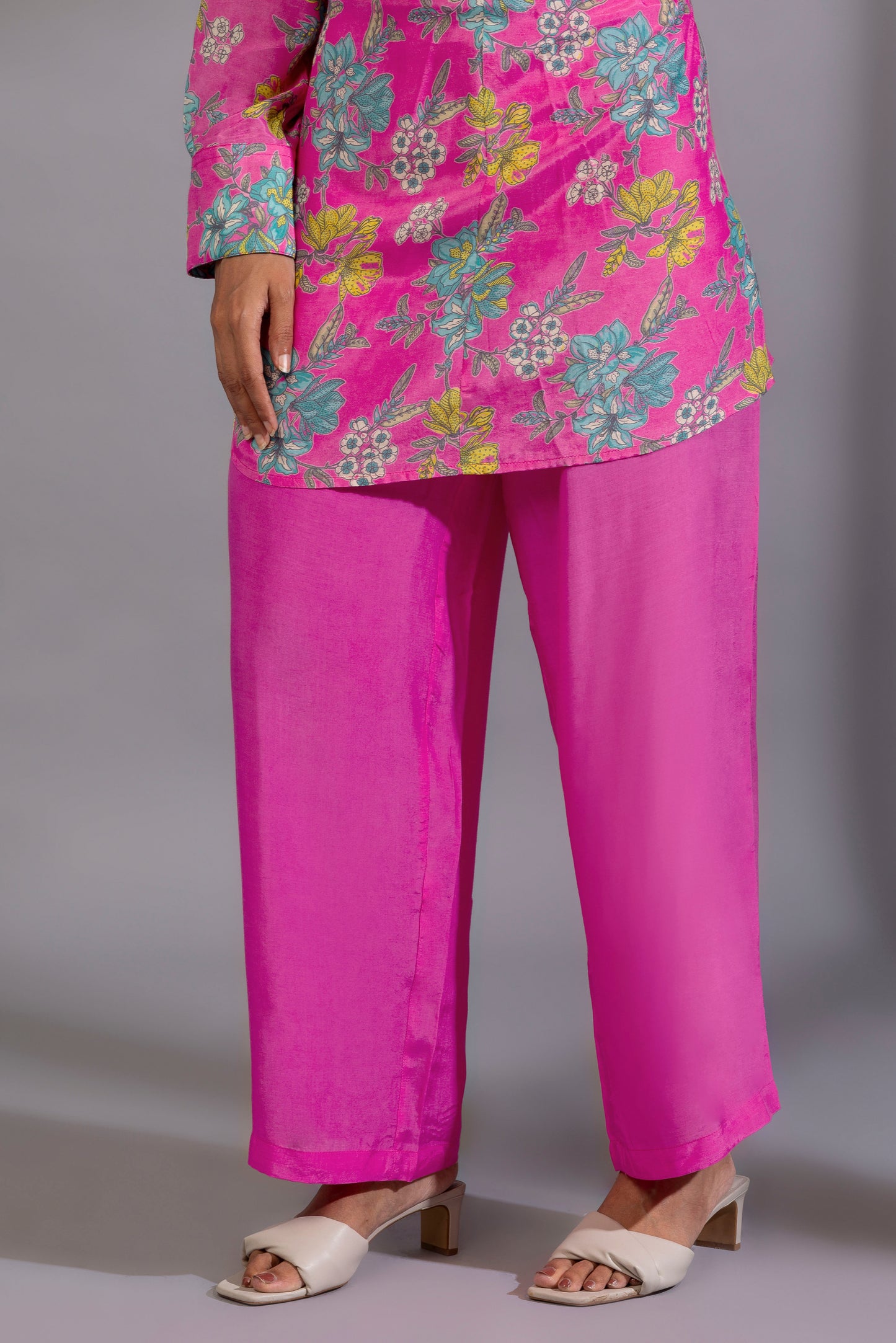 Pink floyd embroidered co-ord set