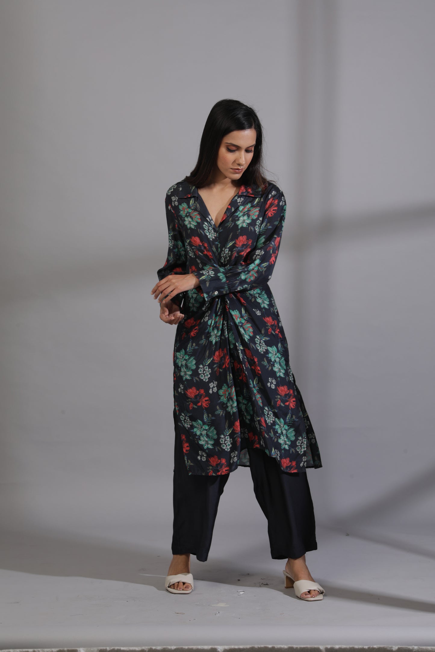Welcome to the jungle co-ord embroidered set
