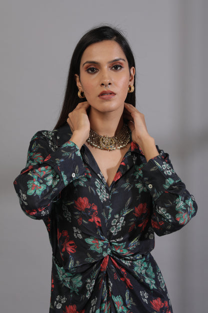 Welcome to the jungle co-ord embroidered set