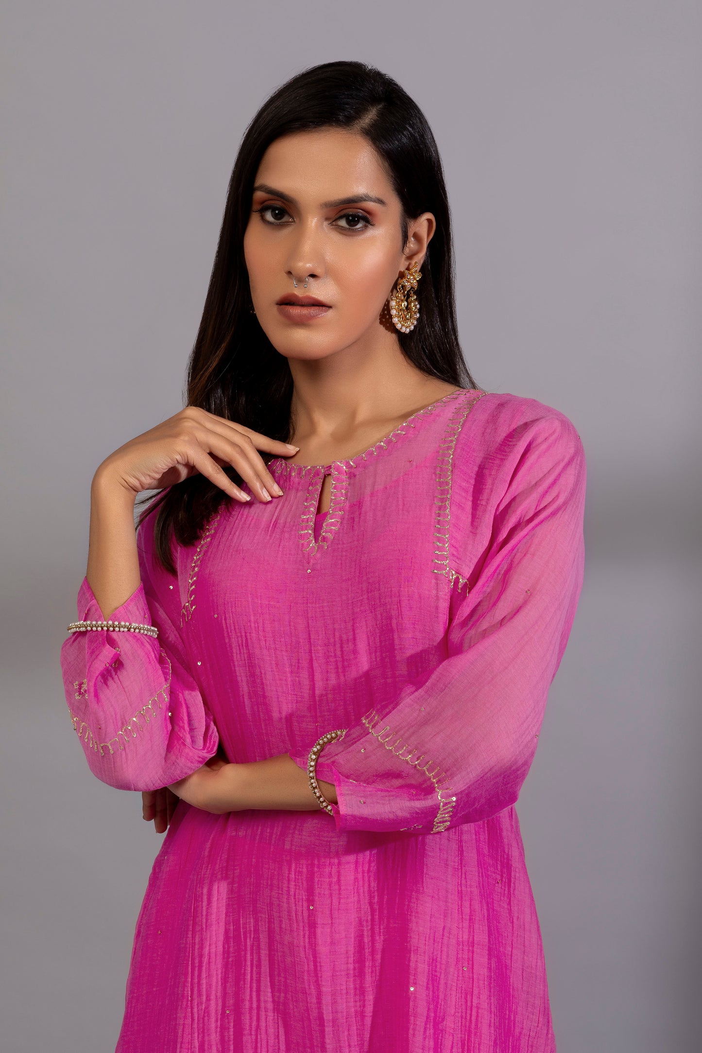 Whole lotta love embroidered kurta set