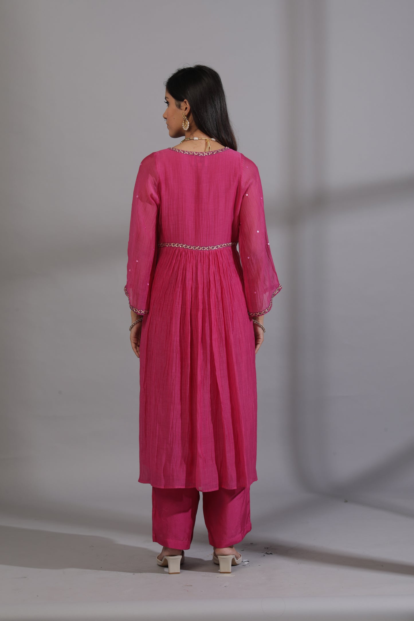 Cherry bomb embroidered kurta set