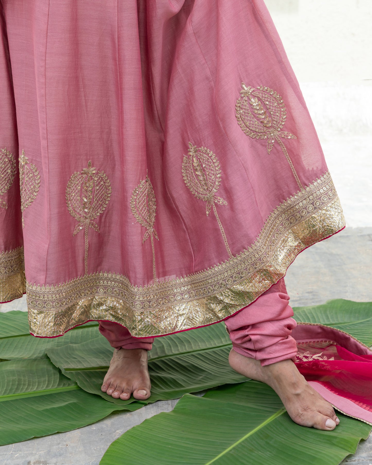 Laila Embroidered Anarkali Set
