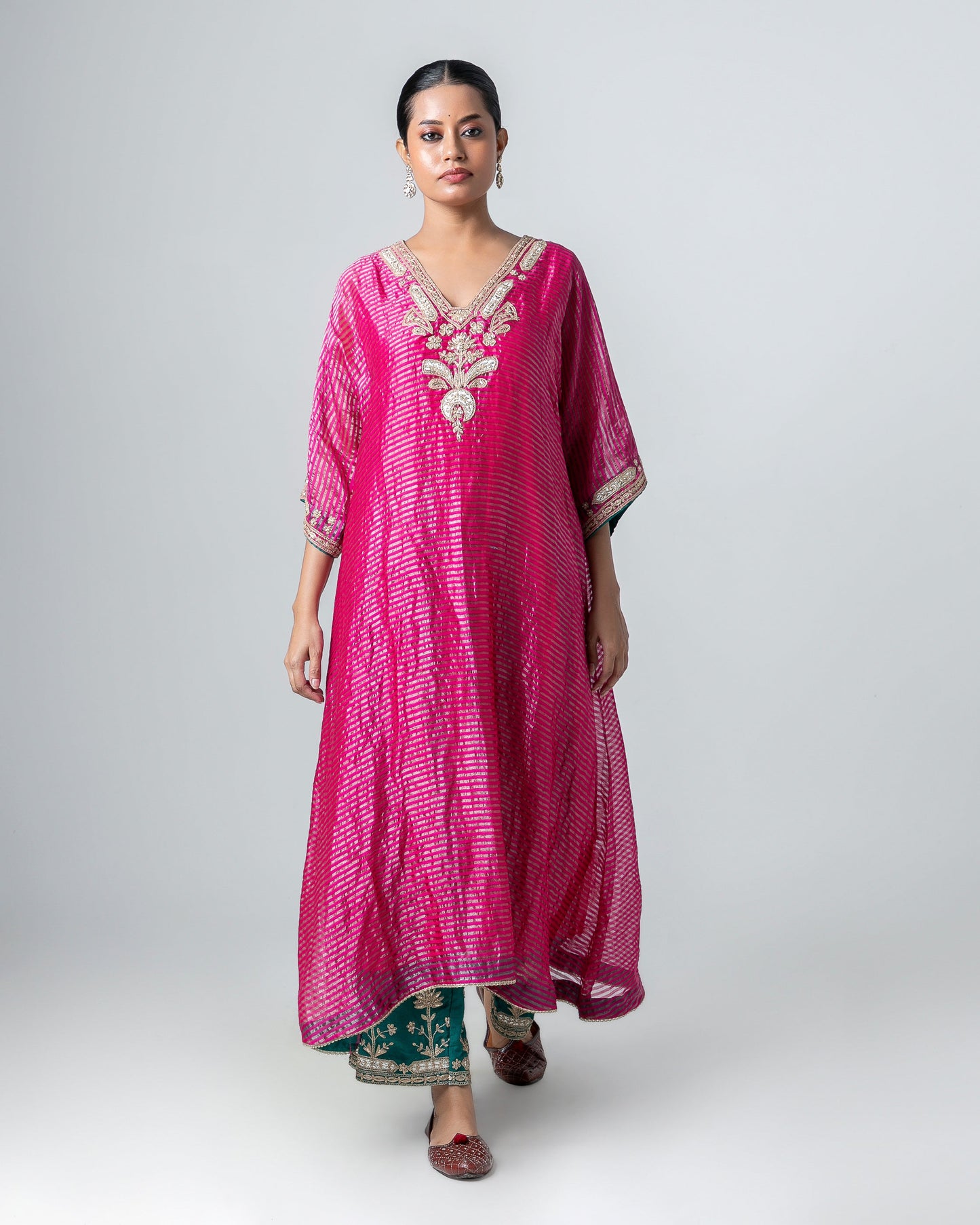 Mirha Embroidered Kaftan Set
