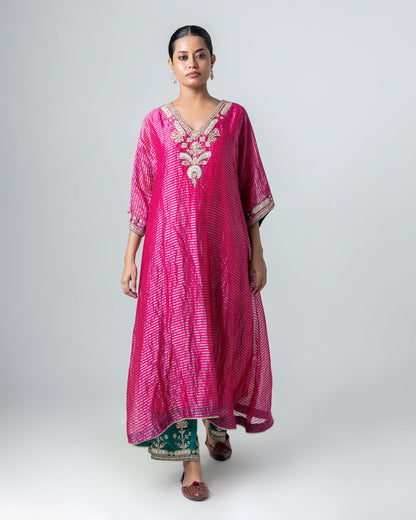 Mirha Embroidered Kaftan Set