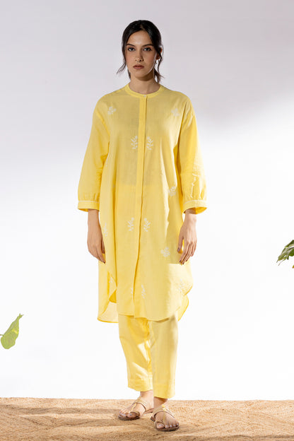 Mango chikankari Tunic