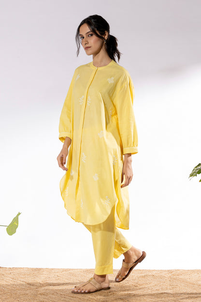 Mango chikankari Tunic