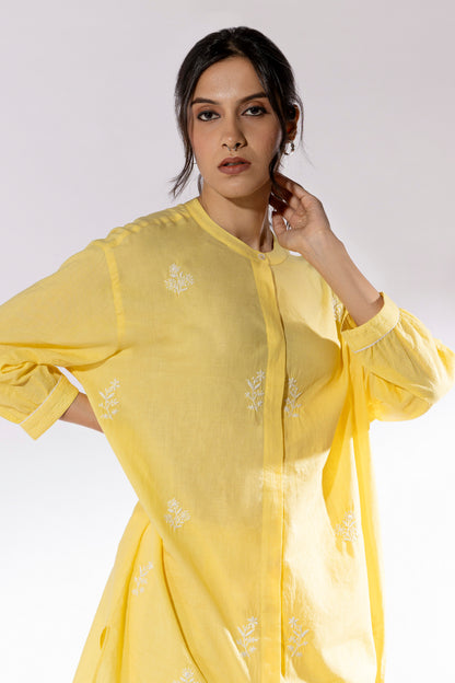 Mango chikankari Tunic