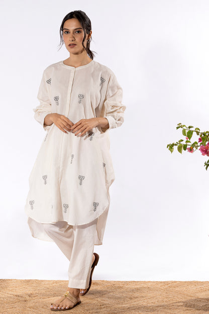 Paan Gulkand chikankari Tunic