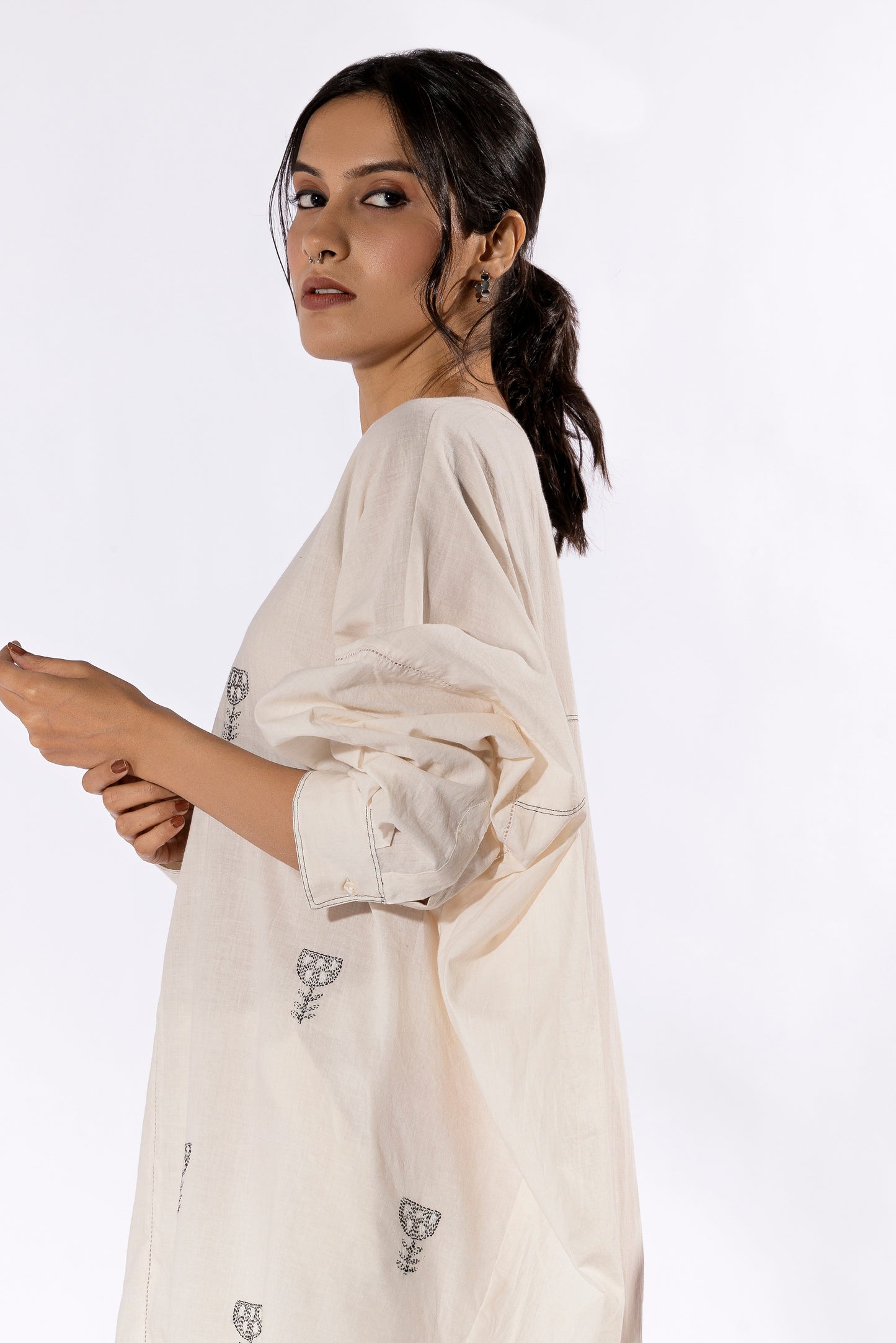 Paan Gulkand chikankari Tunic